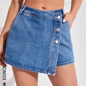 SHEIN jean skort size L